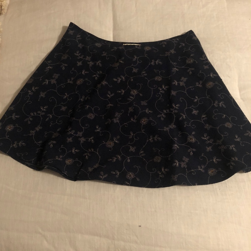 Navy Paisley skirt by Cope from Urban Outfitters